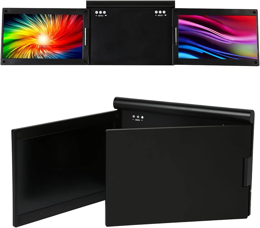 ScreenMate 13.3” Triple Screen Portable Monitor Display - Open Box