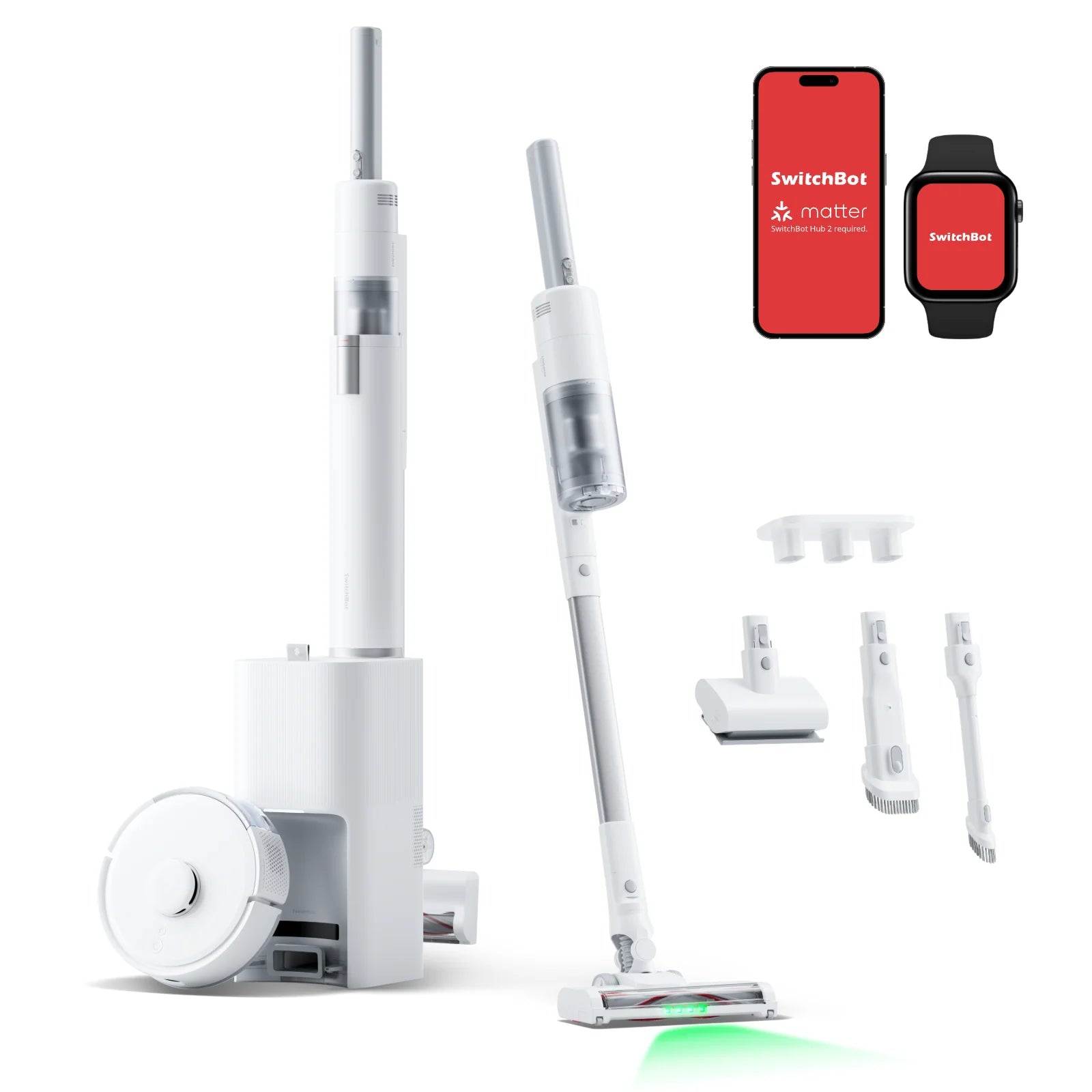 SwitchBot K10+ Pro Robotic Vacuum Cleaner & Cordless Vacuum Combo Reconditioned - 6 Month Warranty