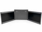 ScreenMate 13.3 inch triple screen portable monitor folded, actual unit photographed