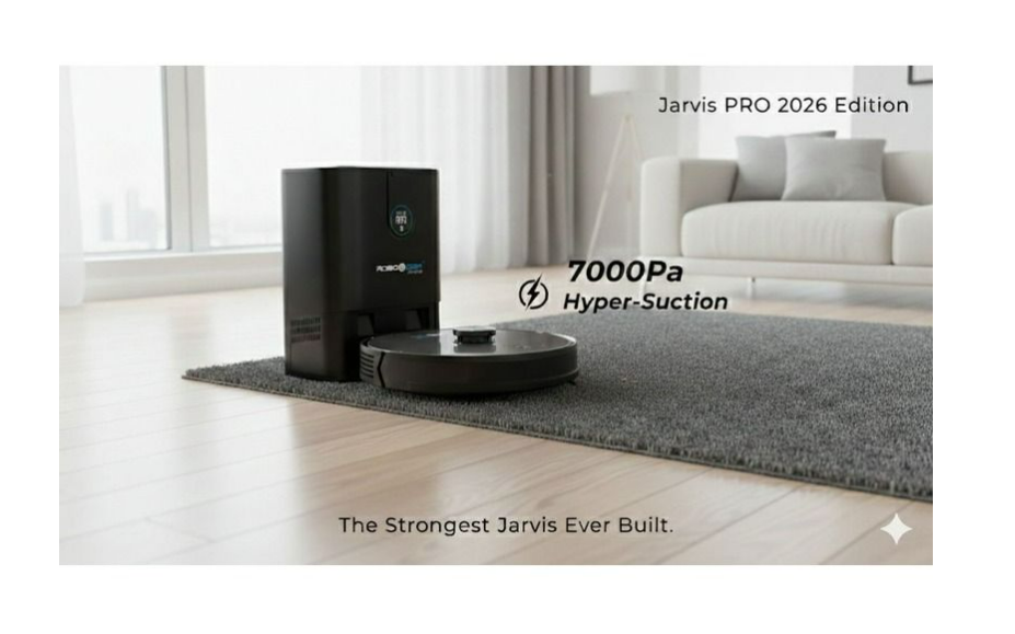 RoboGem Jarvis PRO 2026 Robot Vacuum Home Cleaning Combo