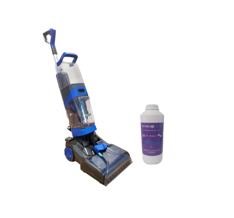 RoboGem Pro Max 3-in-1 Carpet Washer & Upholstery Cleaner + 1L Detergent
