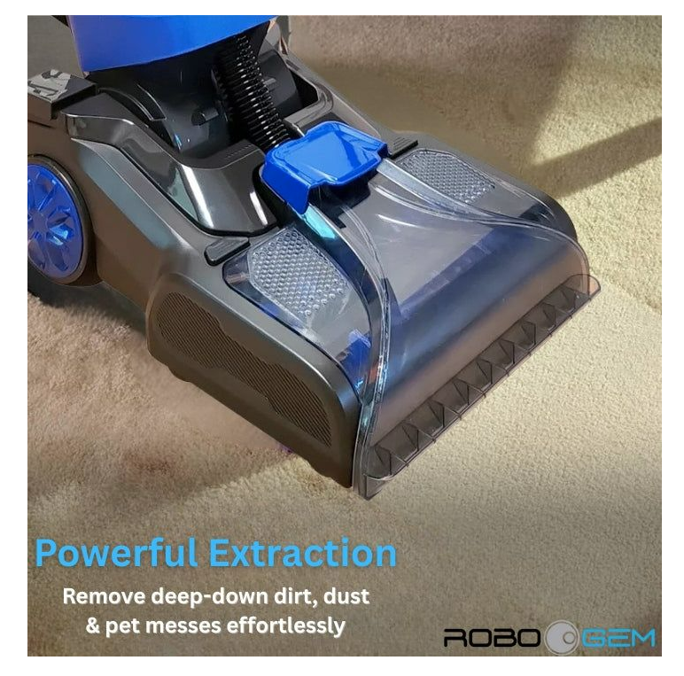 RoboGem Pro Max 3-in-1 Carpet Washer & Upholstery Cleaner + 1L Detergent
