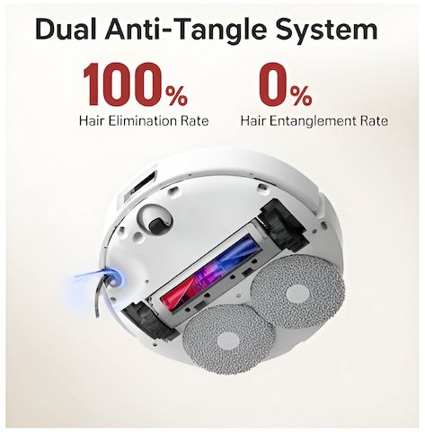 Vortan Reconditioned Robotic Vacuum Cleaner – 2-in-1 Vacuum & Mop