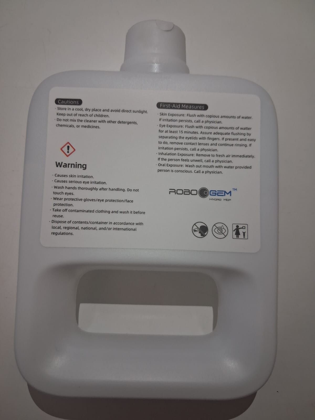 Robogem Hydro Mop  Robotic Vacuum detergent