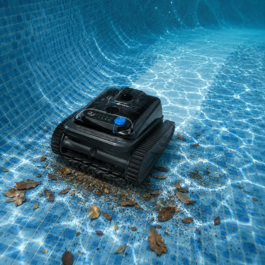 RoboGem AquaGlide Y50S Cordless Robotic Pool Cleaner – Climbs Walls + Waterline Scrub, 4 Modes, 5200mAh - 5 Day Lead Time