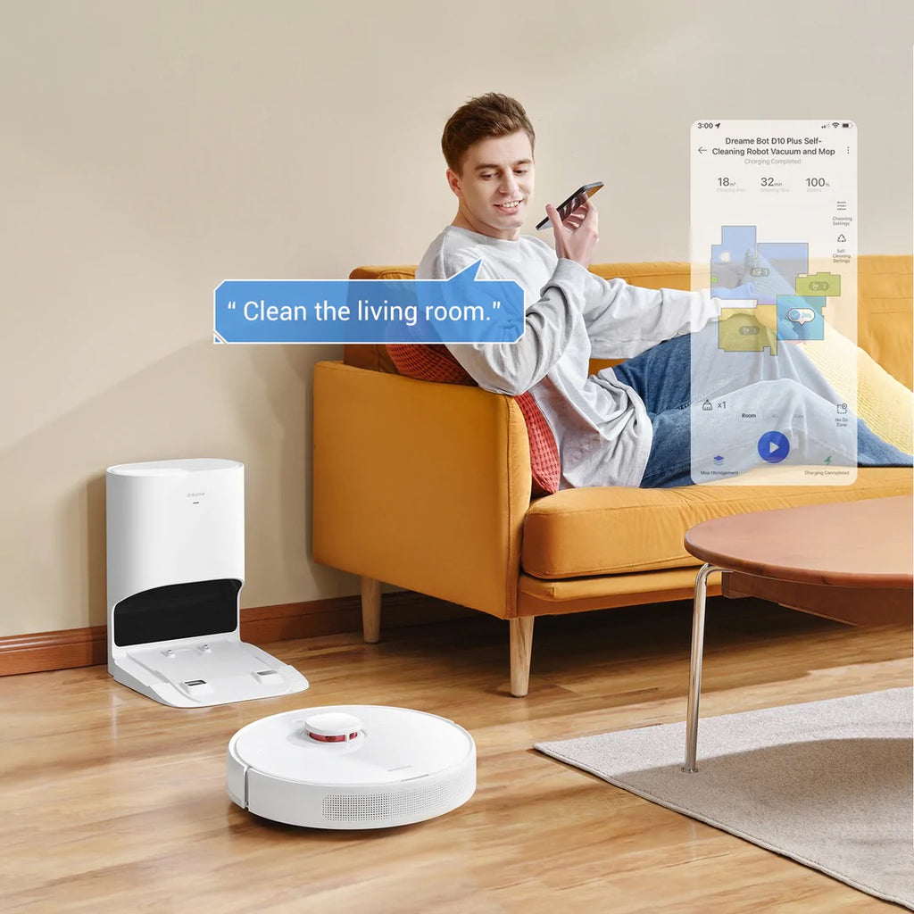 Dreame D10 Plus Robotic Vacuum Cleaner - Reconditioned - 6 Month Warranty