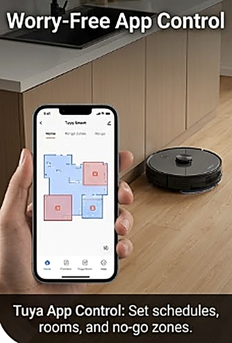 RoboGem Jarvis Pro Self Emptying Robotic Vacuum Cleaner & Mop- 2026 Model - New Release