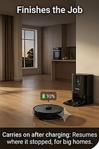 RoboGem Jarvis Pro Self Emptying Robotic Vacuum Cleaner & Mop- 2026 Model - New Release