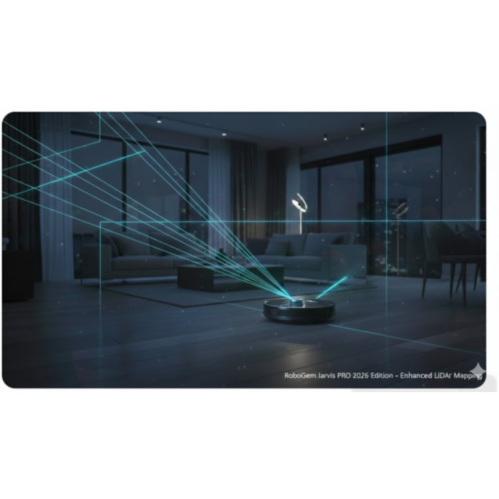 RoboGem Jarvis Pro Self Emptying Robotic Vacuum Cleaner & Mop- 2026 Model - New Release
