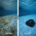 RoboGem AquaGlide Y50S Cordless Robotic Pool Cleaner – Climbs Walls + Waterline Scrub, 4 Modes, 5200mAh - 5 Day Lead Time
