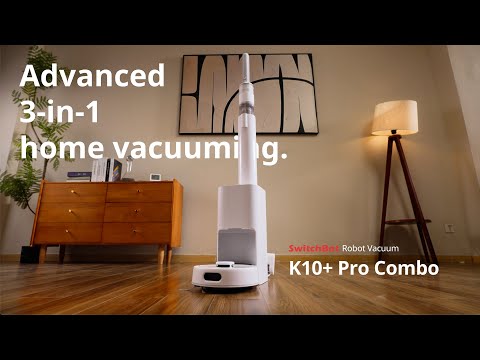 SwitchBot K10+ Pro Robotic Vacuum Cleaner & Cordless Vacuum Combo Reconditioned - 6 Month Warranty