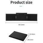 ScreenMate 13.3” Triple Screen Portable Monitor Display - Open Box
