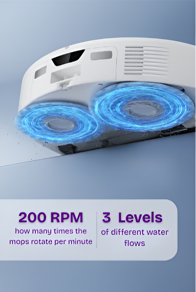 Vortan Reconditioned Robotic Vacuum Cleaner – 2-in-1 Vacuum & Mop